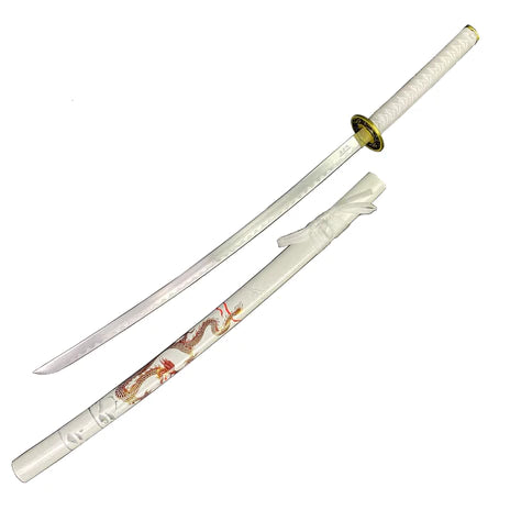 42.5" Samurai Sword Dragon Scabbard W/Stand