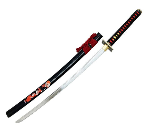 40.5" Hand Forged Samurai Sword W/Stand