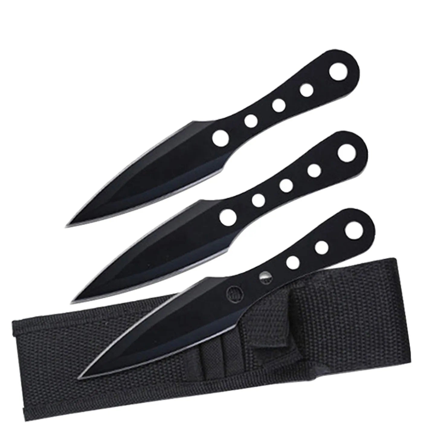 6" Throwing Knife 3PC Set W/Nylon Sheath