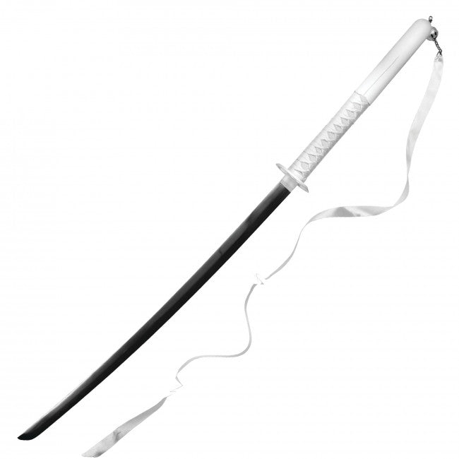 40” Rukia's White and Black Stainless Steel Blade Katana